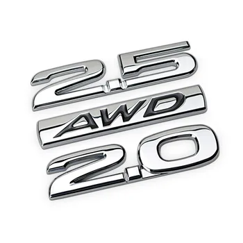 3D Transporto priemonės 2.0 2.5 Awd Metalo Ženklas, Logotipas Ženklelis