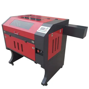 4060 50w 3d mini lazerinis kristalų graviravimas mašina CO2 laser cutting machine Ruida 6442s valdytojas