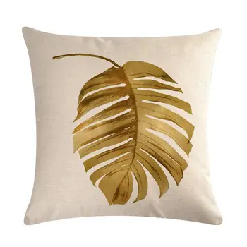 45cm*45cm lapų lino/medvilnės pagalvėlė padengti ir sofa pagalvės užvalkalą Namų dekoratyvinės pagalvės dangtelis