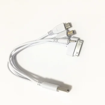 4in1 Universalus USB Sieninis Įkroviklis Kelionės Energijos Įkrovimo Kabelis USB 