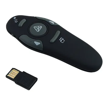 50set R400 2.4 Ghz USB Wireless Presenter Lazerinė Rodyklė PPT Remote Control 