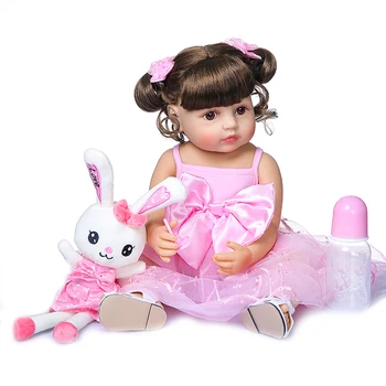 55CM bebe atgimsta lėlės, žaislai Imituojamas Kūdikiams nekilnojamojo silikono kūdikių Lėlės Vaikų Žaislai festivalio Dovana vandeniui soft touch