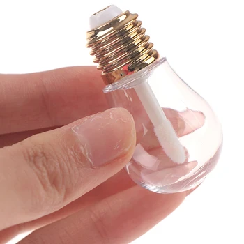 5vnt 9ml Lemputės Formos Tuščių Plastikinių Butelių, Aišku, Lūpų Blizgesys Vamzdžiai Daugkartiniai