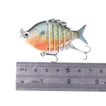 6.35 cm/9.3 g tilapijos Nesukalbamas žuvų bionic False Dirbtinis masalas sunku masalas žvejybos įrankių 35DC26