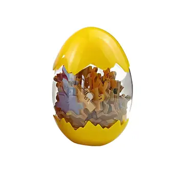 60PCS Medinės Dėlionės Skaitmeninis Ženklas Dėlionė Plastikinė kiaušinio lukštas, Įdomių Mokymo Dovanų Žaislą, Skirtą vaiko Ugdymo