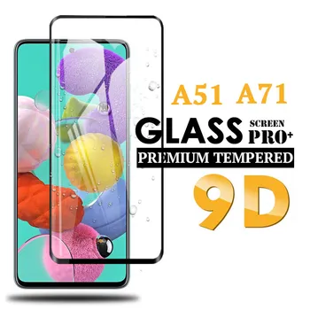 9D kietumas Screen Protector Anti-rudenį apsauginis stiklas Samsung Galaxy A51 A71 a51 a71 A A 51 71 Grūdinto Stiklo Raštas