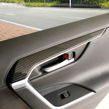 ABS Chrome Matinis Apdaila Vidinės Durys, Porankiai Apdailos Dangtelio Apdaila Toyota RAV4 RAV-4 2019 2020 2021 Automobilių Reikmenys