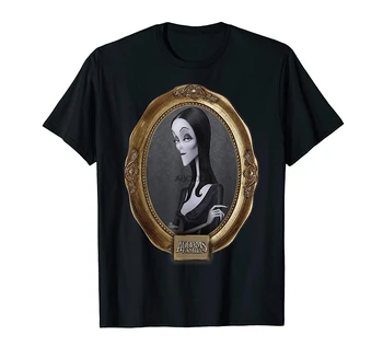 Addams Family Morticia Addams Įrėminti Nuotrauką T-Shirt