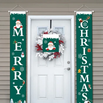 AFBC Kalėdų Veranda Reklama Durų Veranda, Pasirašyti Banner Christmas Hanging Apdaila, Sienos Interjeras Atostogų Dovanų Šalis