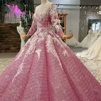 AIJINGYU Sexy Nuotaka Chalatai Šri Lanka Brides Didmeninė Dubajuje Internetinė Parduotuvė Kinija Nėrinių Dubajus Suknelė Nauja 2021 M. Didmeninės Vestuvių Suknelė