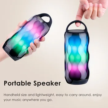 Aimitek LED Portable Bluetooth Speaker Touch 