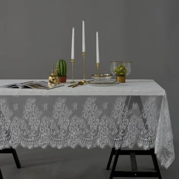 Amerikos Kaimo nėrinių staltiesė balta servetėlė arbatos stalo blakstienų kavos parduotuvė Knyga staltiesė nėriniai staltiesė