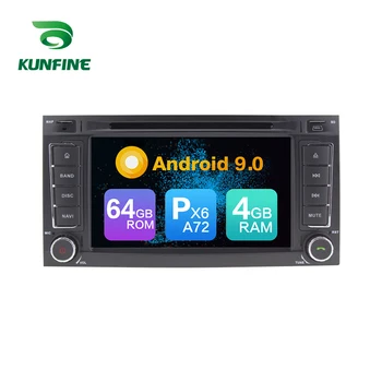 Android 9.0 Core PX6 A72 Ram 4G Rom 64G Car DVD GPS daugialypės terpės Grotuvas, Automobilis Stereo-VW TOUAREG 2004-2011 Radijo Headunit