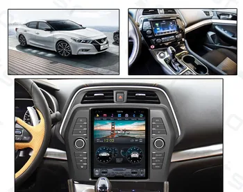 Android 9.0 Multimedijos Grotuvo Nissan Maxima 2016 Tesla Ekraną 4G+64GB Automobilio Radijo Auto GPS Navigacijos DSP carplay WIFI BT Vienetą