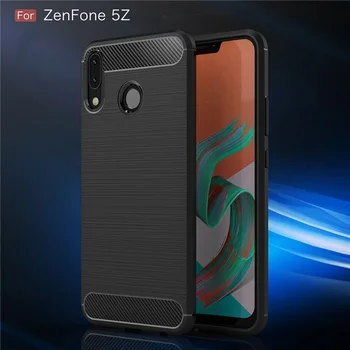 Anglies pluošto tekstūra silikono Už Asus Zenfone5Z Atveju vyrų Verslo stiliaus Asus Zenfone 5z mobiliojo Telefono Galinį Dangtelį Atvejais