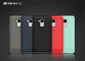 Atveju Huawei Honor 5C TPU Silikono Atveju-Ultra plonas Minkštas Dangtelis Matinis Jaustis Telefono dėklas Tvirtas Šarvai