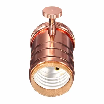 Aukštos Kokybės Derliaus Edison Lempos Lizdas E27 Įsukite Lemputę Bazės Aliuminio Lempos Laikiklis Pramonės Retro Pakabukas Detalės