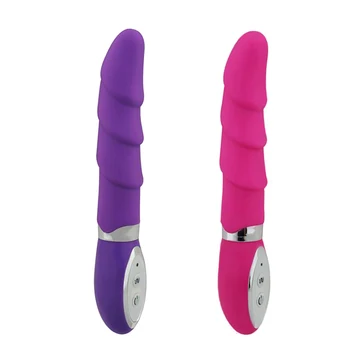 Aukštos Kokybės Moterų AAA Baterijos Medicininio Silikono 10 Dažniai Sriegiu Laukinių Flirtuoti Dildo Vibe Sekso Produktai Sekso Žaislai