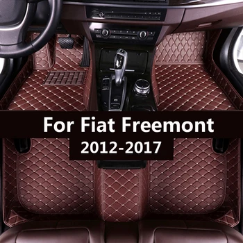 Automobilio grindų kilimėliai Fiat Freemont 2012 2013 2016 2017 Custom auto pėdų Pagalvėlės automobilių kilimų dangtis