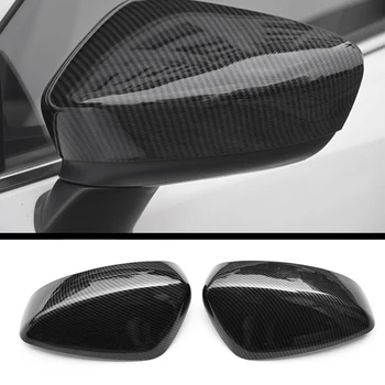 Automobilio Stilius Automobilio galinio vaizdo veidrodis dengiamasis rėmas Padengti Apdaila Reikmenys Mazda 3 Axela 2016 2017 2018 ABS Anglies pluošto