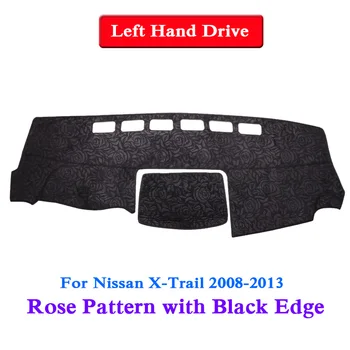 Automobilių Optikos, Skirtos Nissan X-Trail Nesąžiningi 2008-2018 RHD&PN Rose Modelio prietaisų Skydelio Kilimėlis Apsaugos Interjero Anti-Pad Atspalvį Pagalvėlė