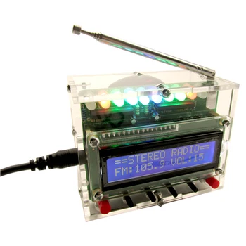 Baigtas Radijo Elektroninių Rinkinys 51 Single-Chip FM Skaitmeninis Garso Mašina, Lygio Indikatorius Gali Būti Kontroliuojamas Atskirai