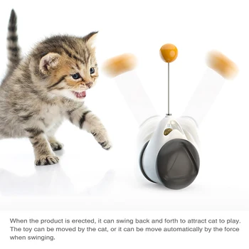 Balansas Sūpynės Automobilių Kačių Žaislai Funny Cat Žaislai Katė Atsargų Interactive Patalpų Žaislas Su Katžolių Kamuolys Juokinga Automatinė Automobilio Naminių Reikmenys