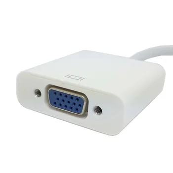 Balta Micro hdmi įvestis VGA moterų išvesties 3,5 mm Garso projektorius, monitorius, adapteris, skirtas planšetinio kompiuterio ir mobiliojo ryšio telefono