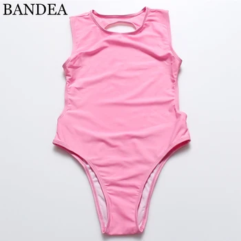 BANDEA Micro Bikini vientisi maudymosi kostiumėlį Moterų Maudymosi Plaukimo Kostiumas Moterims maudymosi kostiumėlį, Kietas Bather maudymosi Kostiumėliai Plaukti Kostiumas Monokini