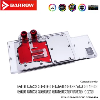 Barrow LRC2.0 visišką GPU Vandens Blokas MSI RTX3080 TRIO Aurora BS-MSG3080M-PA
