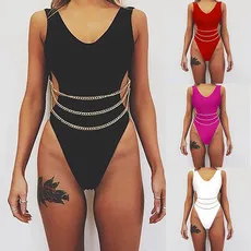 Bikini Undinė paprastas vientisas bikini 2020 m. Europa ir Jungtinės amerikos valstijos sprogimo modeliai grandinės maudymosi kostiumėliai, asmenybės maudymosi kostiumėliai