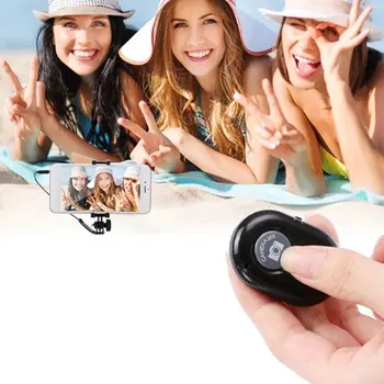 Bluetooth Nuotolinio Valdymo Mygtuką, Belaidis Valdiklis Laikmatis Fotoaparatą, Lazda Užrakto Telefono Monopodzie Selfie ios