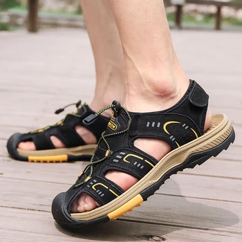 Breathabl hombre batų, Batai, Vyrams, Atsitiktinis sandalias deportivas homme vasarą veikia slydimo Mados transpirables gumos zapatos