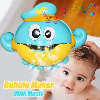 Burbulas aštuonkojai Muzikos Kūdikių Vonios Žaislai, Vaikų Baseinas Maudytis Vonioje Muilo Mašina Automatinė muzikos Burbulas Juokinga BathToy saugus, ne toksiškas