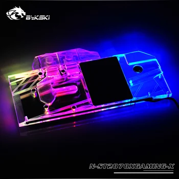 Bykski Gpu Vandens Aušinimo Bloką naudoti ZOTAC RTX2070 8GB X-ŽAIDIMŲ OC/Žaidimų RTX2070 AMP/RGB Visiškai Padengti Vario Radiatorius Blokuoti