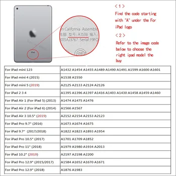 Case for iPad 2017 2018 9.7 6 5-os Kartos Atveju Slim Magnetinio Apversti Stovėti PU Odos Smart Cover iPad Oro 1 2 Funda Coque