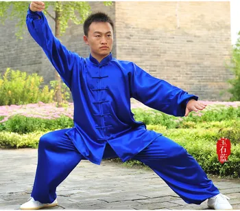 Chi, Drabužiai, Elastingas Audinys, Vyrai Ir Moterys, Kung Fu kovos Meno Kostiumas Kinijos Stlye Sportinę juoda balta raudona geltona rožinė mėlyna