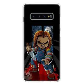 Chucky Veido Telefono dėklas Samsung Galaxy S10 S20 Ultra 10 Pastaba 9 8 S10E S8 S9 S7 Krašto J4 J6 J8 Plus + Dangtis Coque