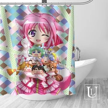 Custom Lil fox Anime Mergina Vonios Užuolaidų Audinys, Moderni Dušo Užuolaidos vonios kambarys gražus Užuolaidos Vonios dekoras