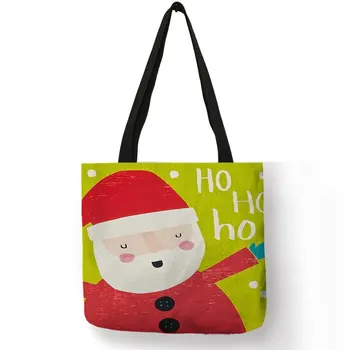 Custom Print Kalėdų Tote Bag 