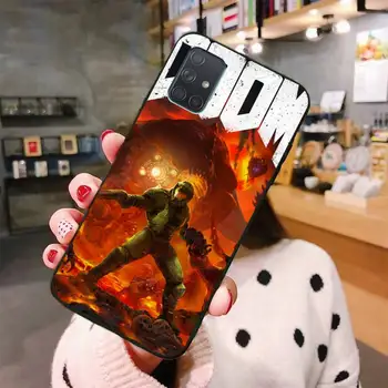 CUTEWANAN Šaudymo žaidimas Doom Amžinąjį Minkštas Silikoninis Telefono Dangtelį Samsung A10 A20 A30 A40 A50 A70 A80 A71 A91 A51 A6 A8 2018