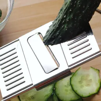 Daržovių Cutter su Plieno Ašmenys Mandoline Slicer Bulvių Skustukas Morkų Sūrio Trintuvė daržovių peilis Virtuvės Reikmenys Įrankis