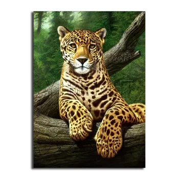 Diamond Siuvinėjimo Dekoracijos Mažylis Leopard 