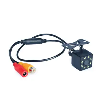 DIYKIT HD Vandeniui Automobilį Atbuline 8 x LED Spalva Naktinio Matymo Galinio vaizdo Atsarginės Automobilių Fotoaparatą, Parkavimo Pagalbos Sistema