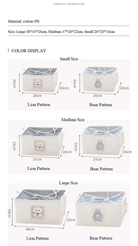 Drabužių laikymo Šiuolaikinės medvilnės audinio skalbinių krepšį, lankstymo skalbinių krepšį, medvilnės ir kanapių ruoželiniu nešvariais drabužiais krepšelio