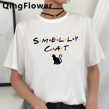Draugų Tv Šou marškinėlius (t-shirt moterų tumblr streetwear japonijos plius dydis vasaros top kawaii