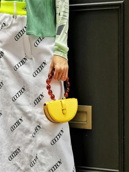 Duobute mini rankinės Naujų 2020 m. interneto įžymybė ziqing derliaus pearl zawalcowany apyrankės balno moterų krepšys Nemokamai Pašto