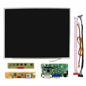 DVI+VGA LCD Valdiklio plokštės Su 12.1 colių LTN121XT HT121X01 N121X5 1024x768 LCD Ekranas