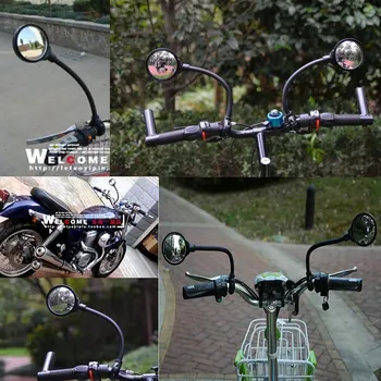 Dviračių Ir Motociklo Galinio Vaizdo Veidrodis Įdiegta Tiesiogiai, Be Kitų Priedų, Išgaubto Galinio Vaizdo Veidrodėlis