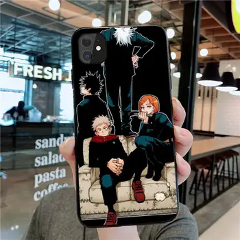 Džiudžiutsu Kaisen Anime Telefono dėklas skirtas iphone 12 pro max mini pro 11 XS MAX 8 7 6 6S Plus X 5S SE 2020 XR atveju